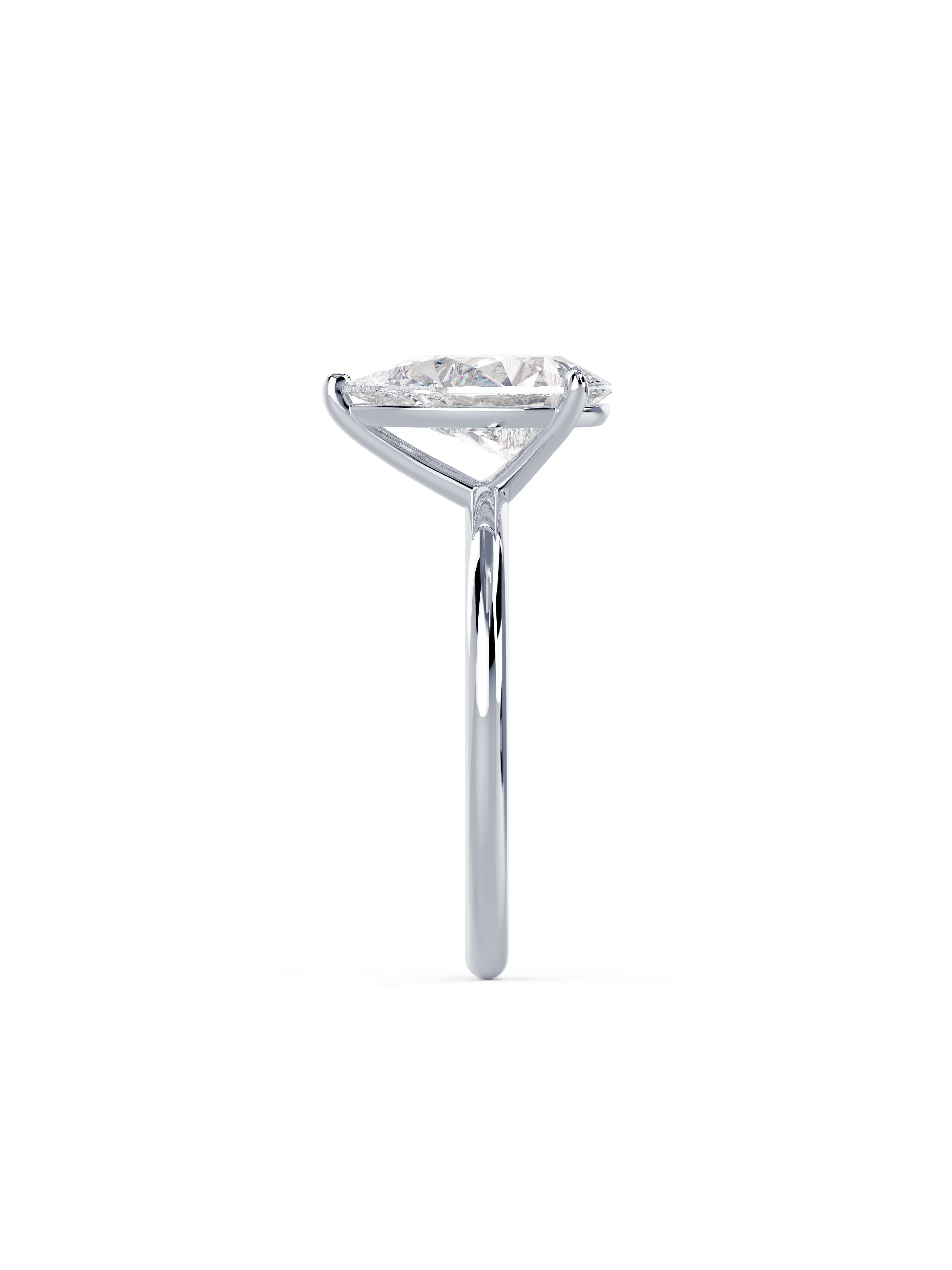 Pear Petit Prism Lab Grown Diamond Ring