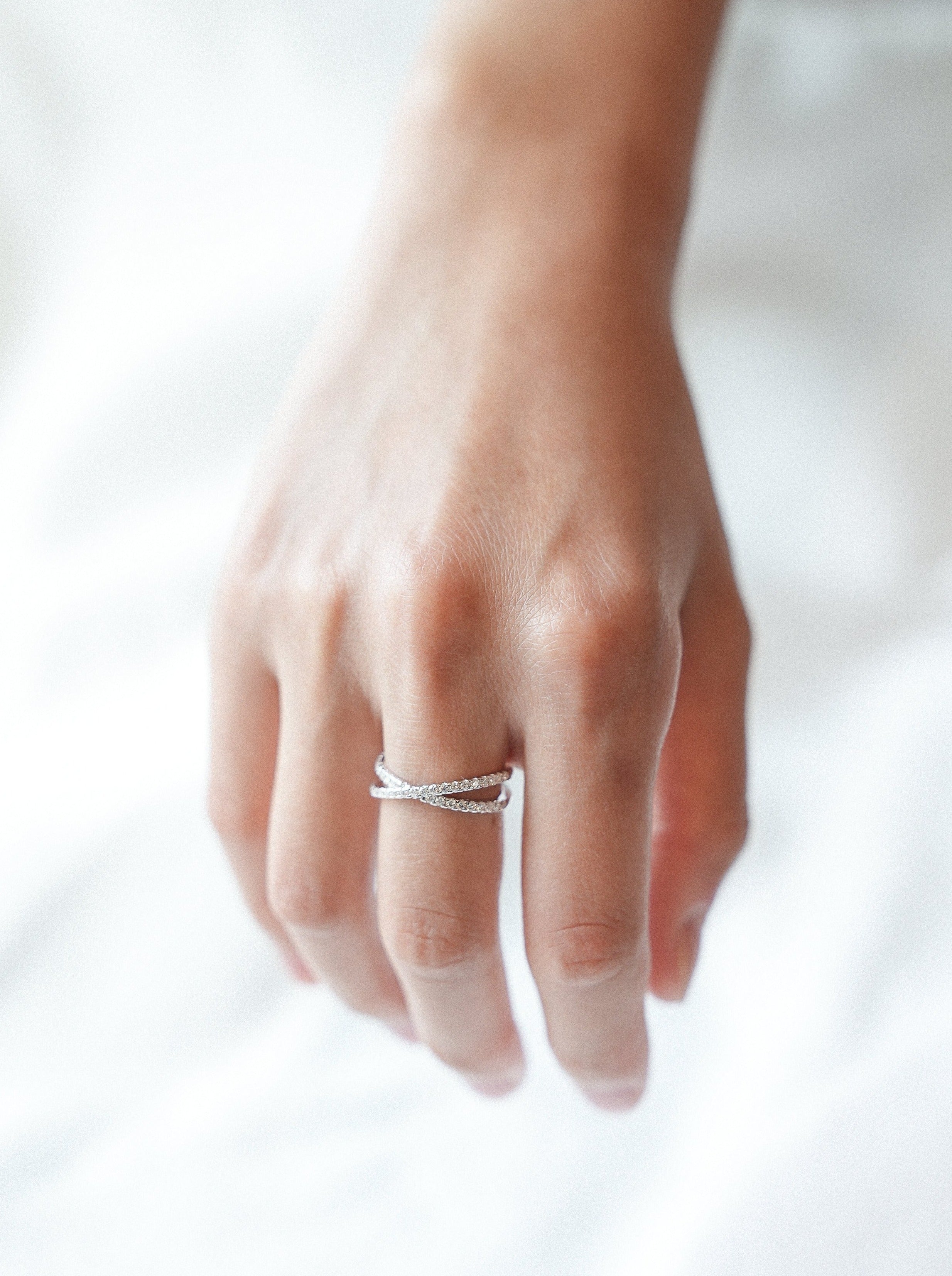 Infinity Embrace Lab Grown Diamond Ring