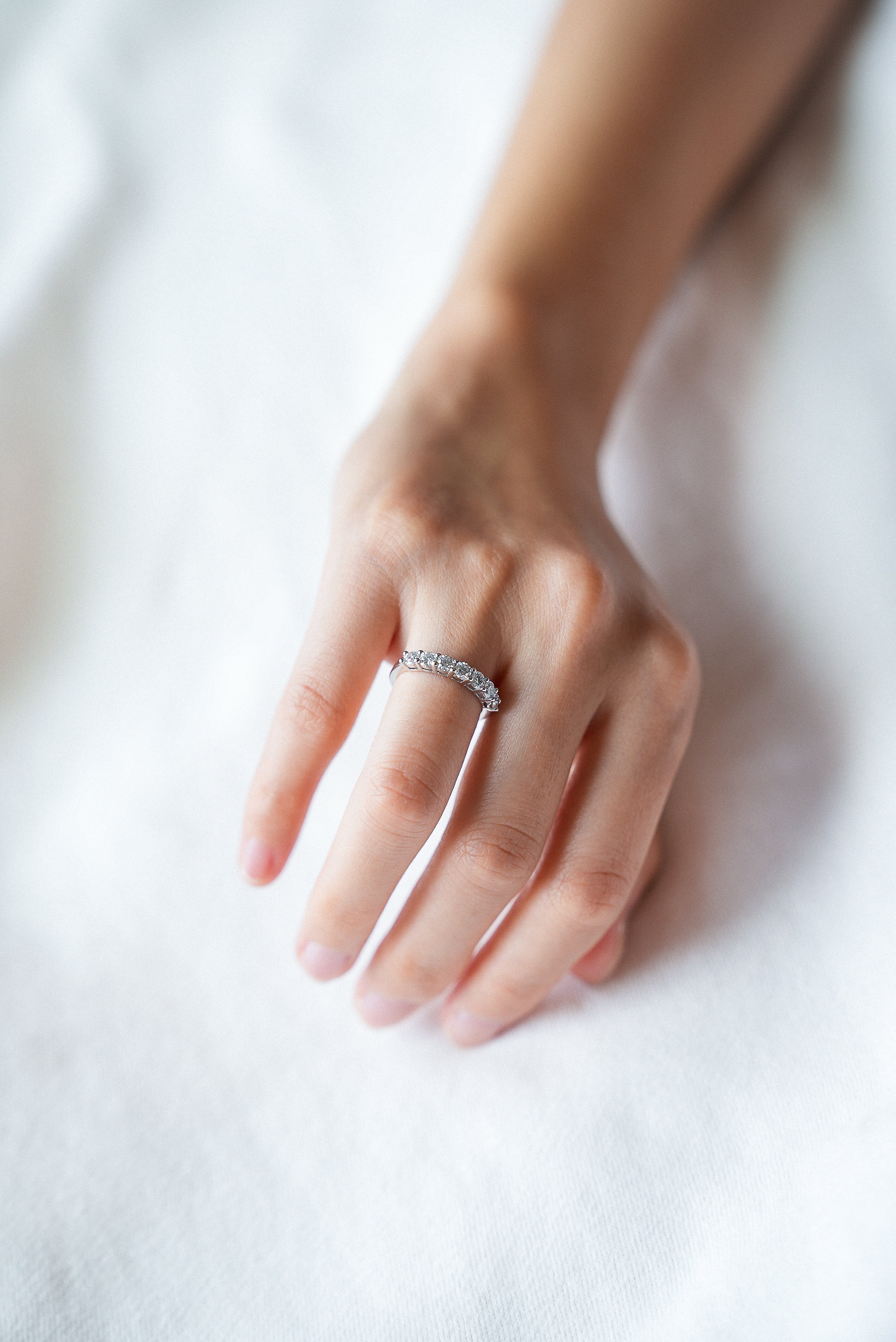 Harmonius Sparkle Moissanite Lab Grown Diamond Ring